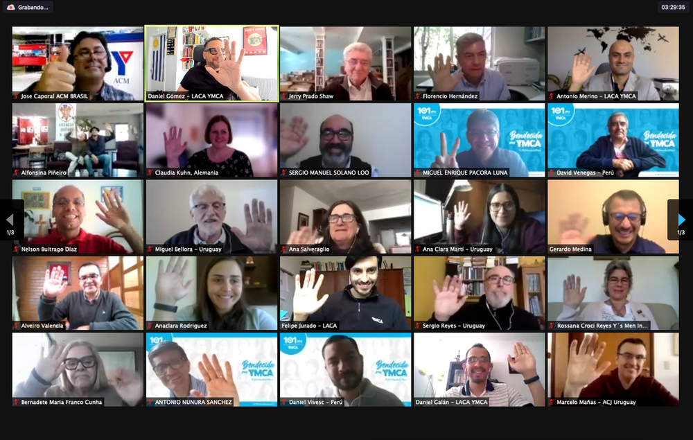 Reunión anual del Comité Ejecutivo LACAYMCA y presentación de Informes 2020